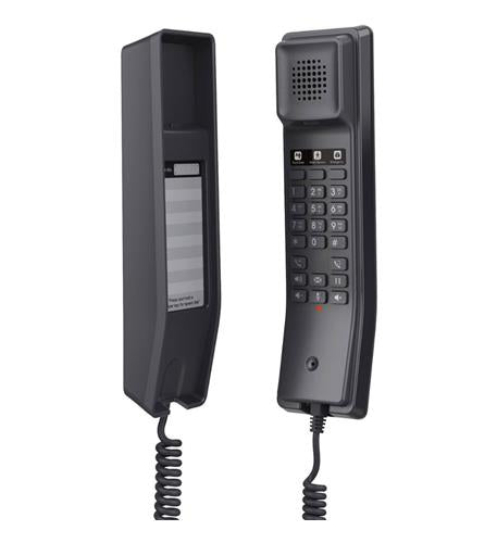 Compact Hotel Phone w/built-in WiFi - Bk