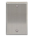 FACEPLATE 1 GANG BLANK STANLESS STEEL