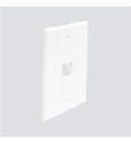 FP01PWH FACEPLATE 1 PORT WHITE