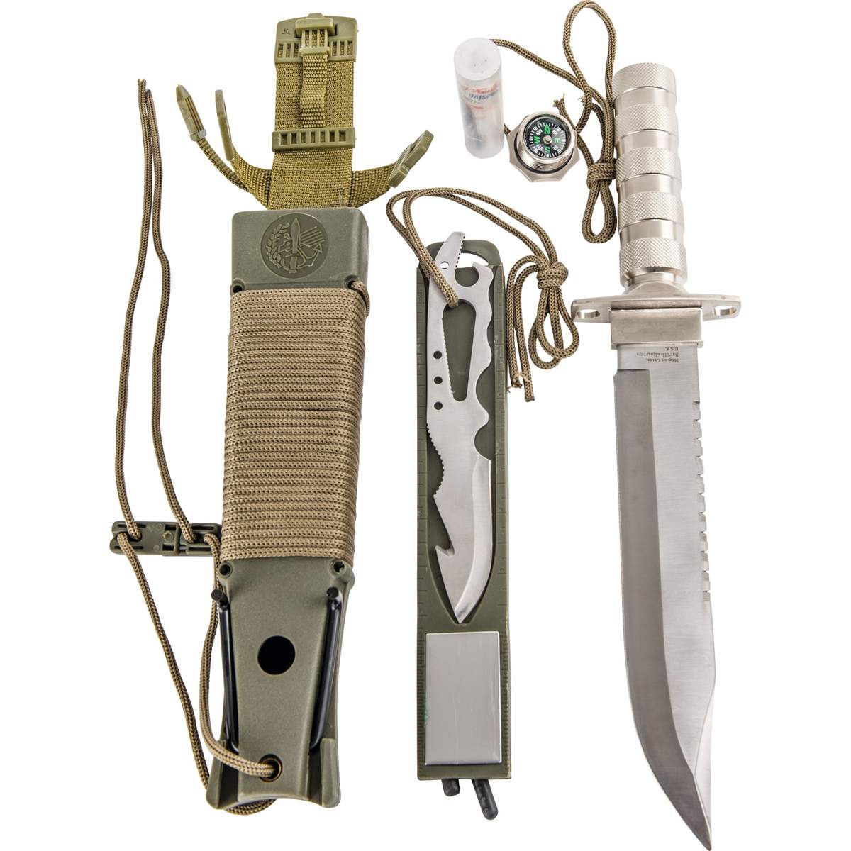 Maxam 12pc Survival Knife Set