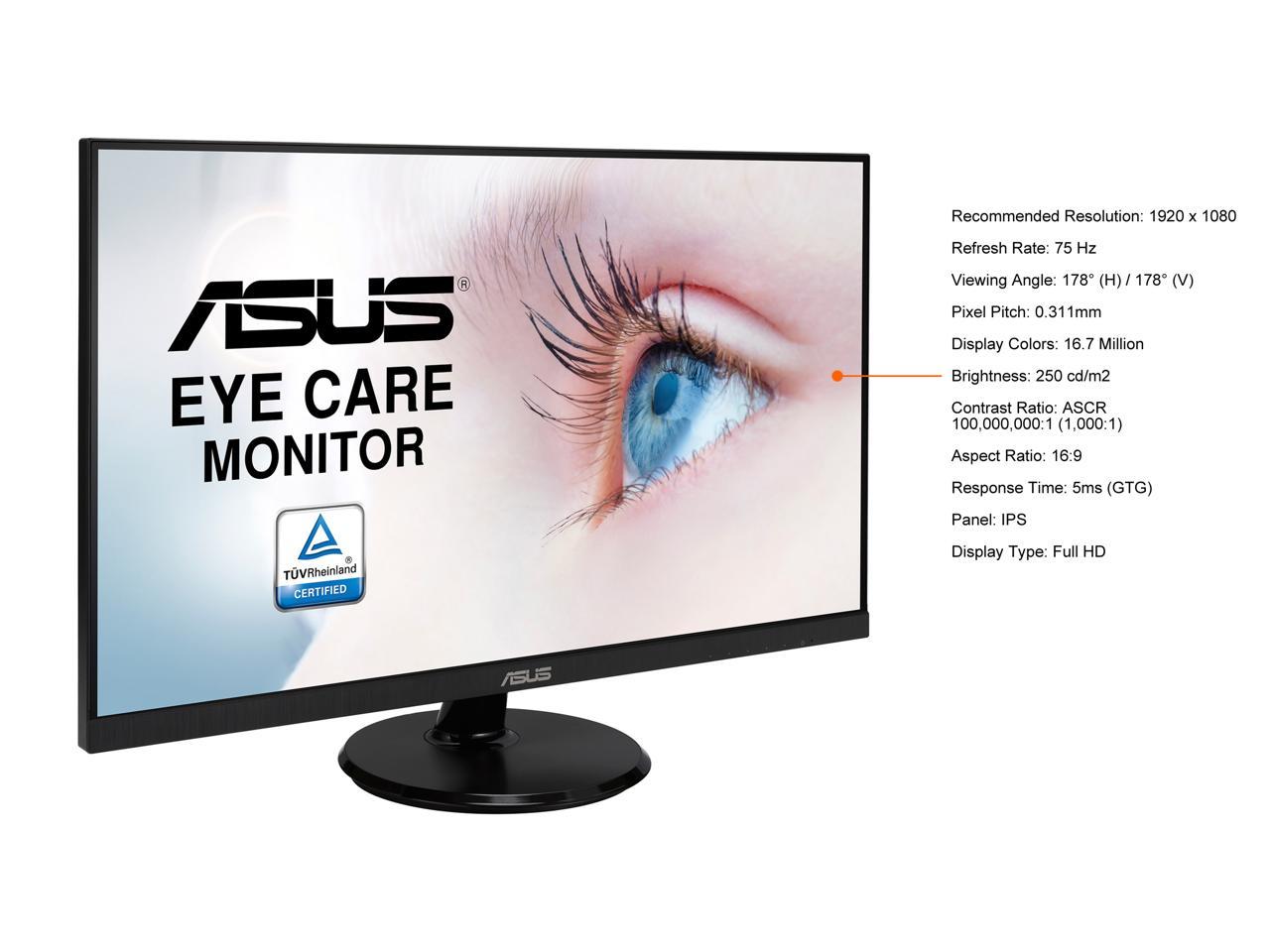 ASUS MNTR ASUS 27" 75HZ VA27DQ IPS R