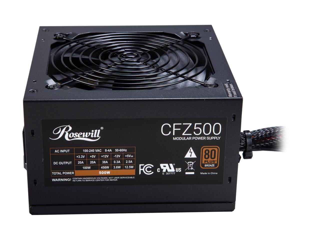 Rosewill PSU ROSEWILL 500W CFZ500 R