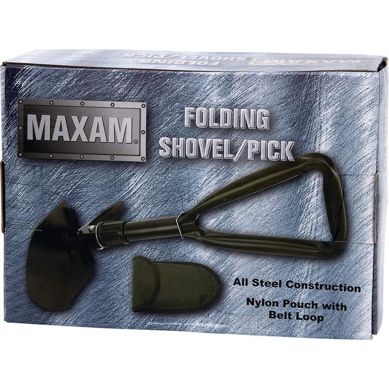 Maxam Folding Shovel/Pick