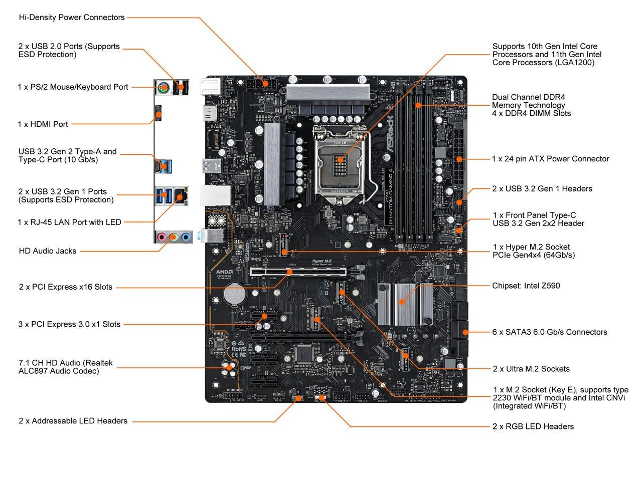 Z590 PHANTOM GAMING 4 R