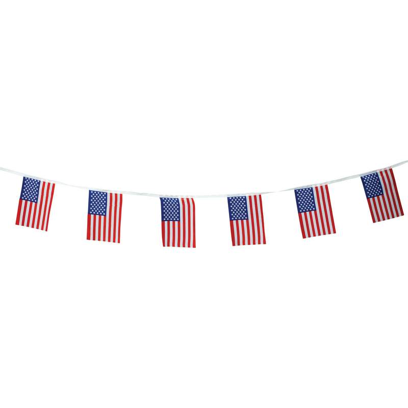 6" x 9" USA String Flags