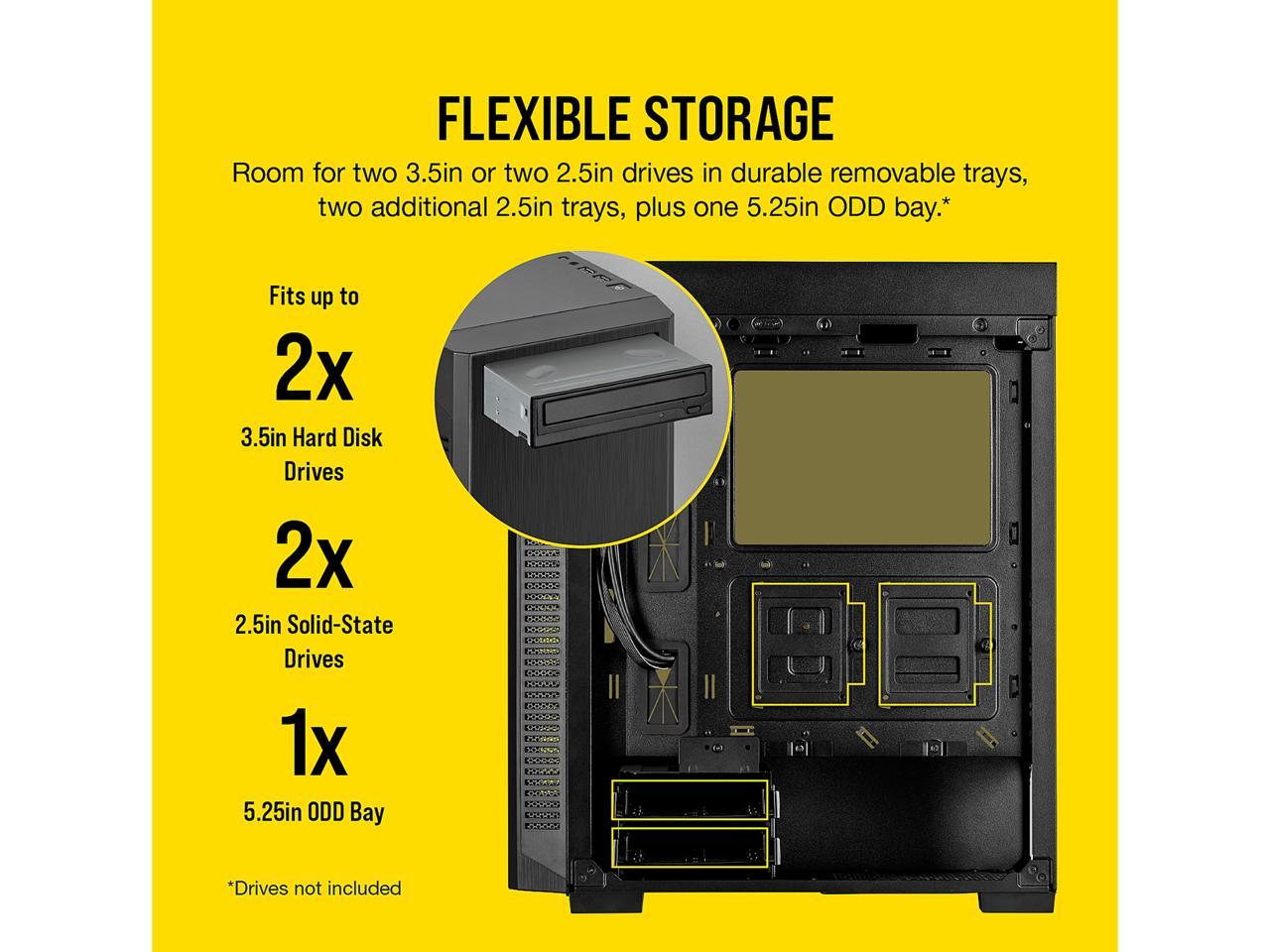 Corsair CASE CORSAIR CARBIDE 110R BLK TG R