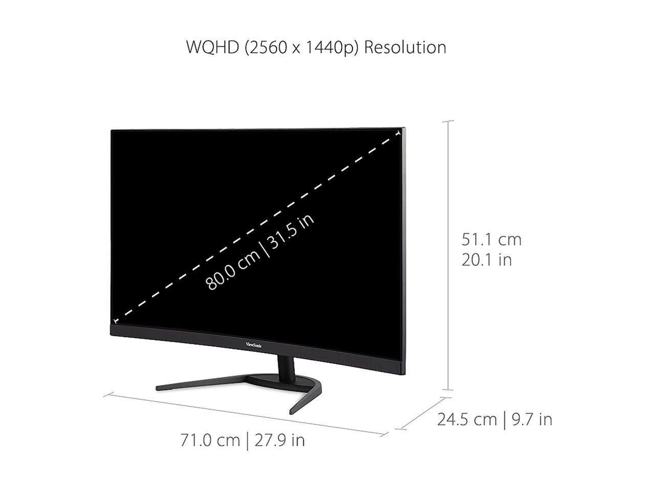 ViewSonic CRMNTR VS 32" 144HZ 2K VX3268-2KPC