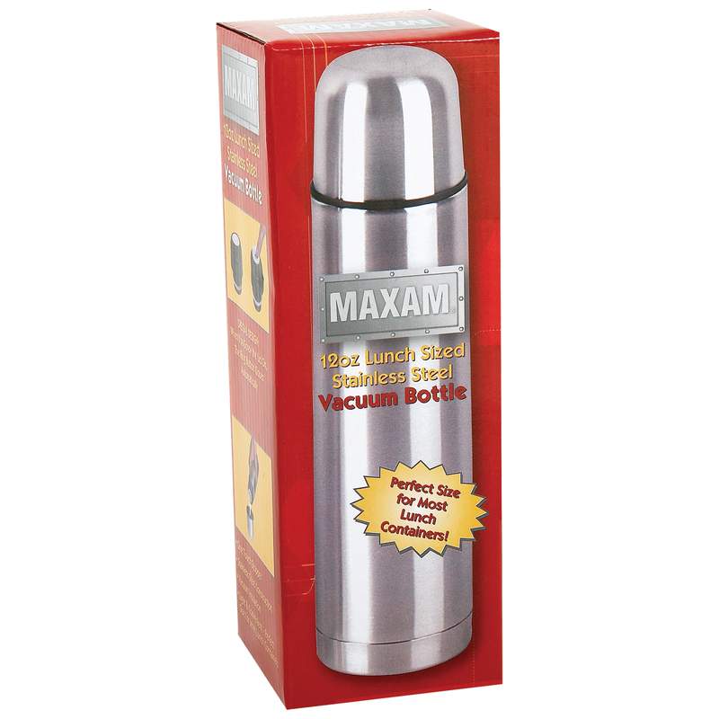 Maxam 12oz Stainless Steel Vacuum Bottle