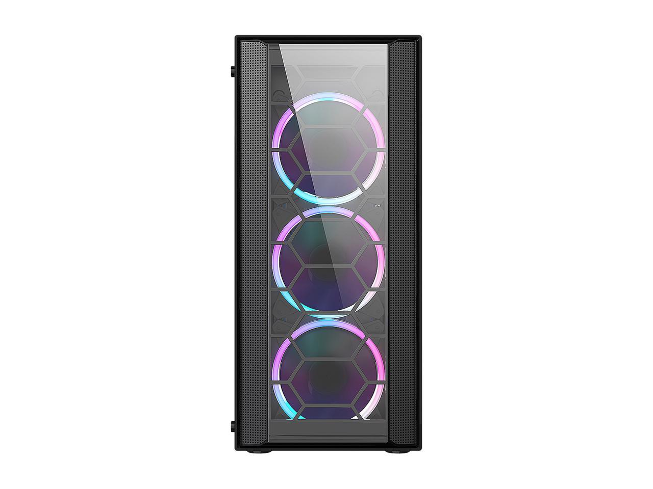 DIYPC CASE DIYPC RAINBOW-FlASH-F4-B R