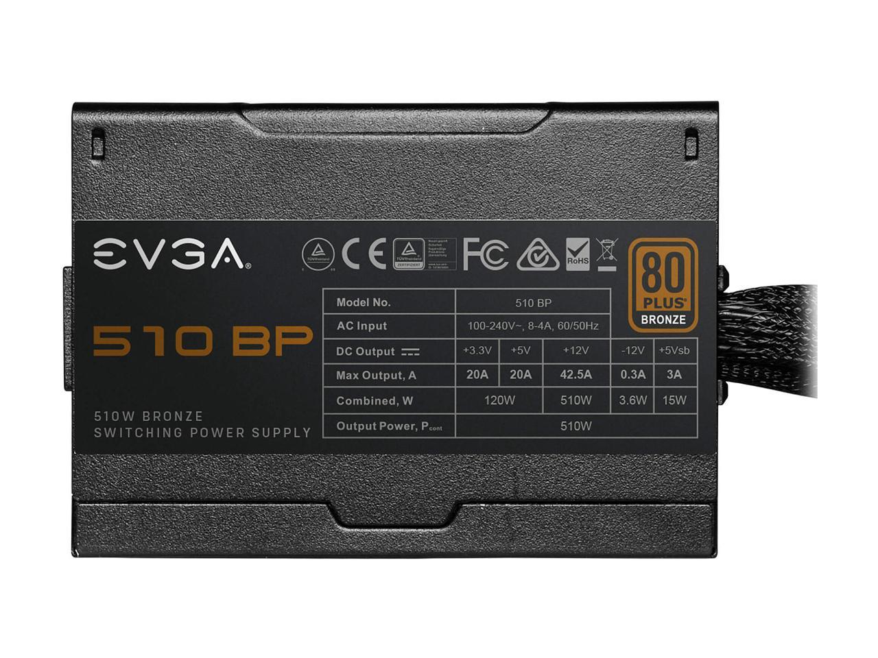 EVGA PSU EVGA 510W 100-BP-0510-K1 R