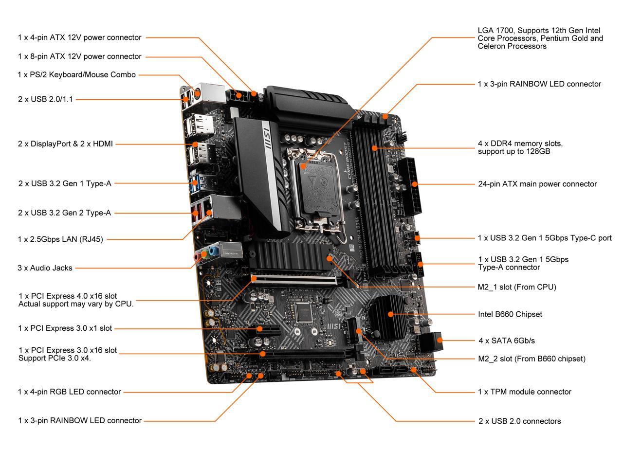 PRO B660M-A DDR4 R