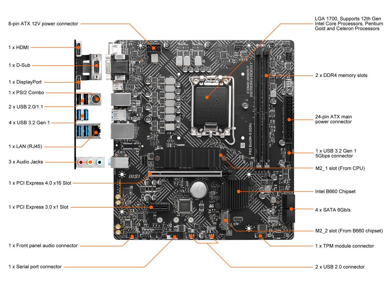 PRO B660M-G DDR4 R