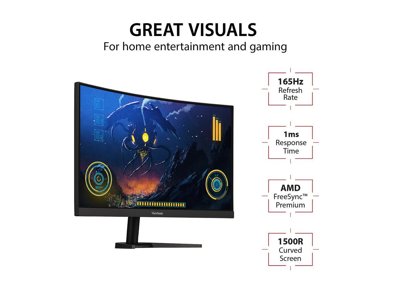 ViewSonic CRMNTR VIEW 24" 165HZ VX2468-PC-MHD