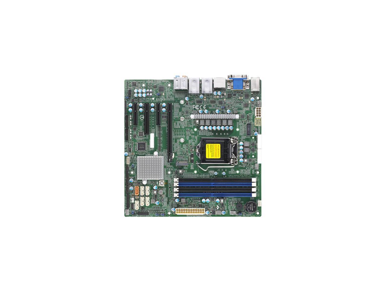 Supermicro SERVER MB SM MBD-X12SCQ RT