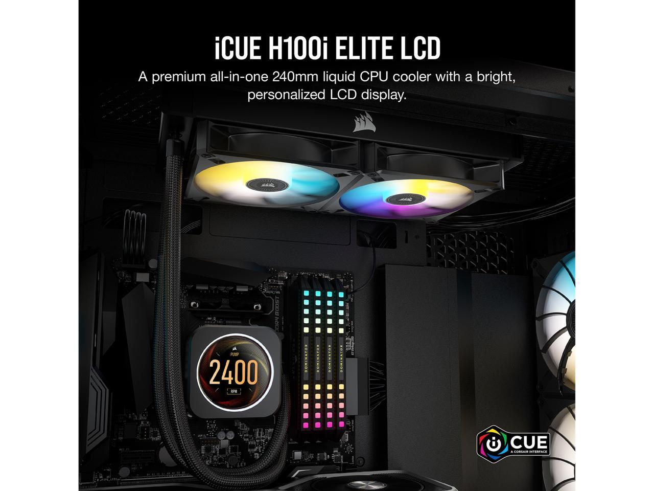 Corsair LQCL CORSAIR H100I ELITE LCD R