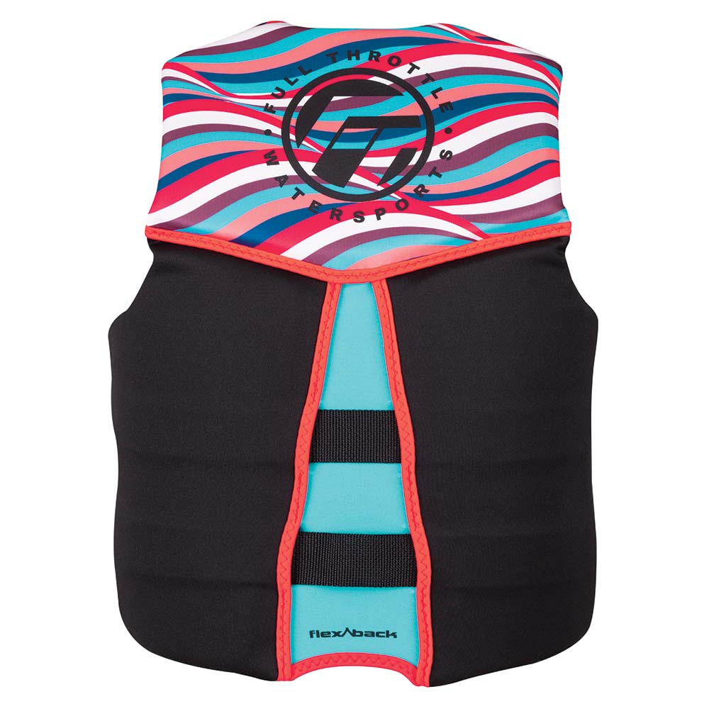 Full Throttle Womens Rapid-Dry Flex-Back Life Jacket - Womens XS - Pink/Black [142500-105-810-22]