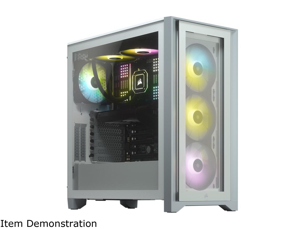 Corsair CASE CORSAIR ICUE 4000X RGB WHT R