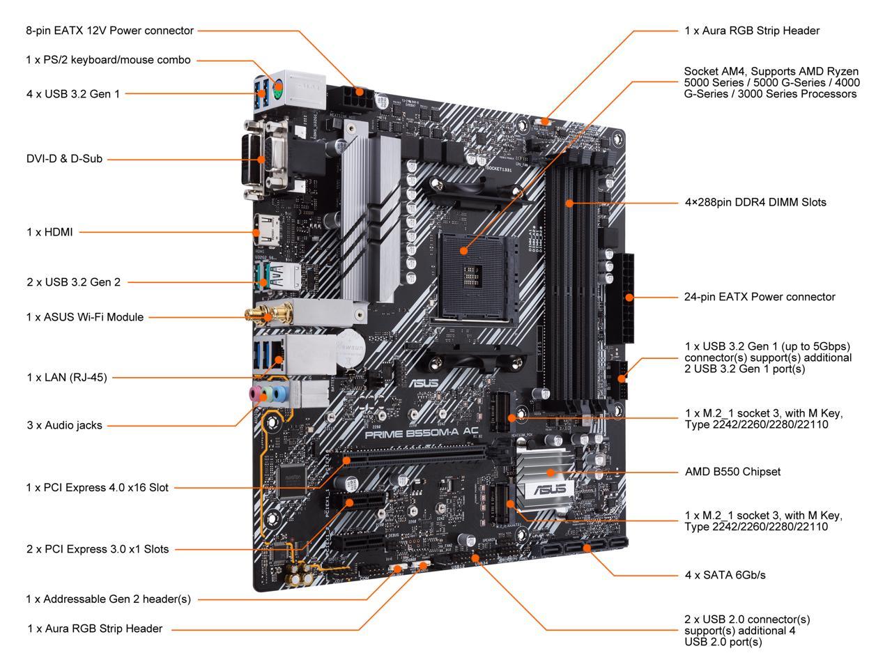 PRIME B550M-A AC R