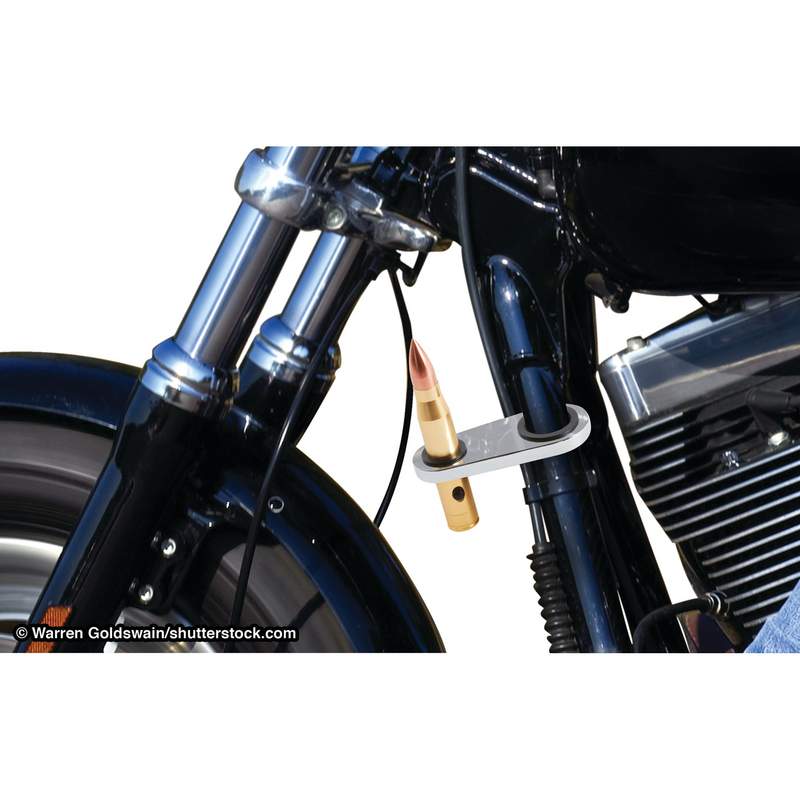 Diamond Plate Frame Mount Bullet-Shaped LED Light