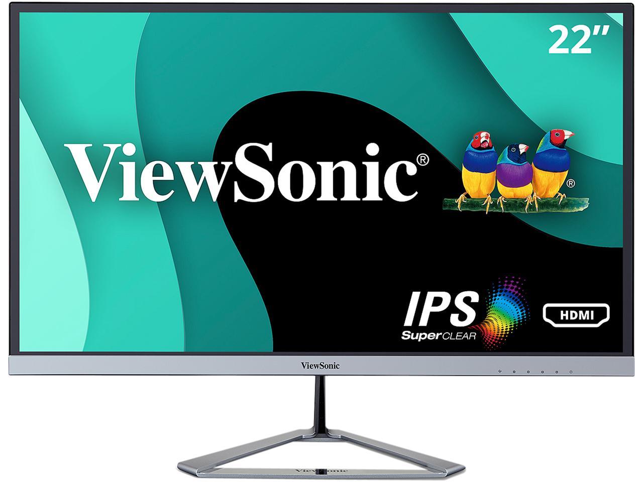 ViewSonic MNTR VS 22" 60HZ IPS VX2276-SMHD R