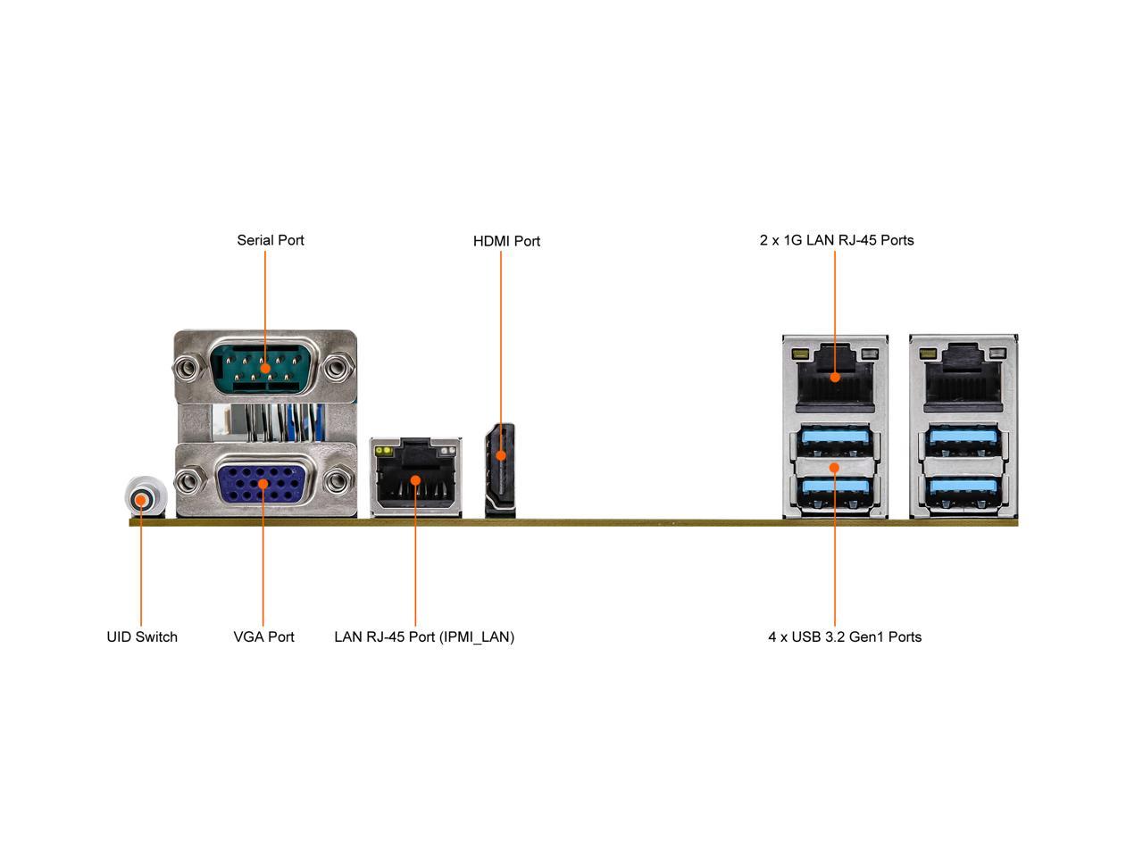 ASRock Rack SVR MB ASROCK RACK E3C252D4U R