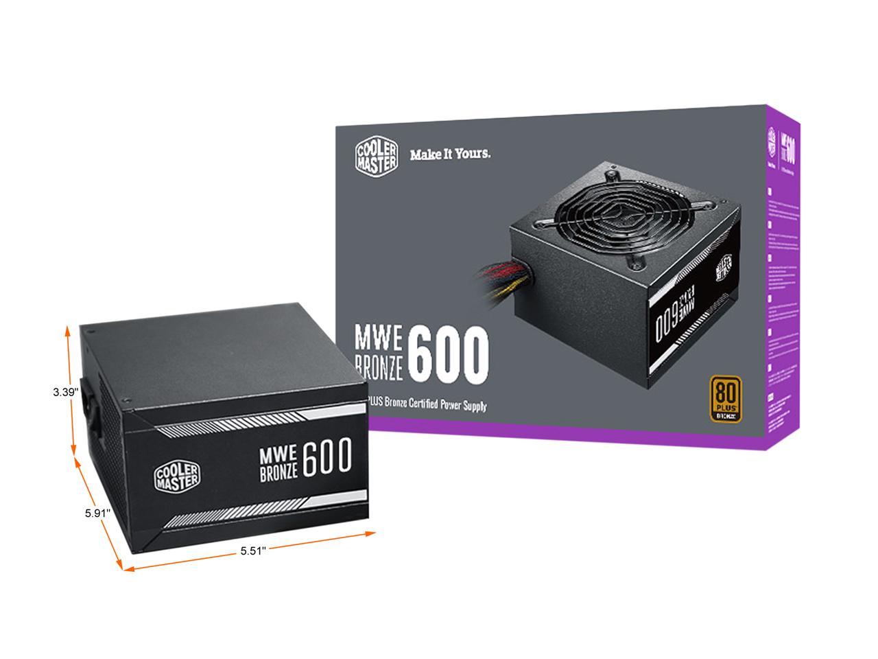 Cooler Master PSU CM 600W MPX-6001-ACAAB-US R