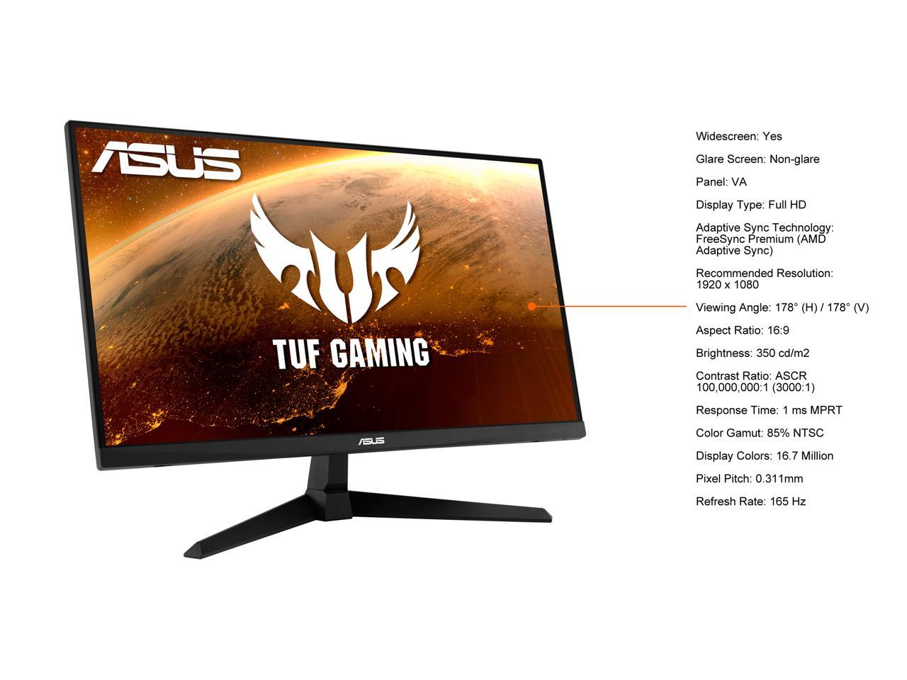 ASUS MNTR ASUS 27" FHD 165HZ VG277Q1A