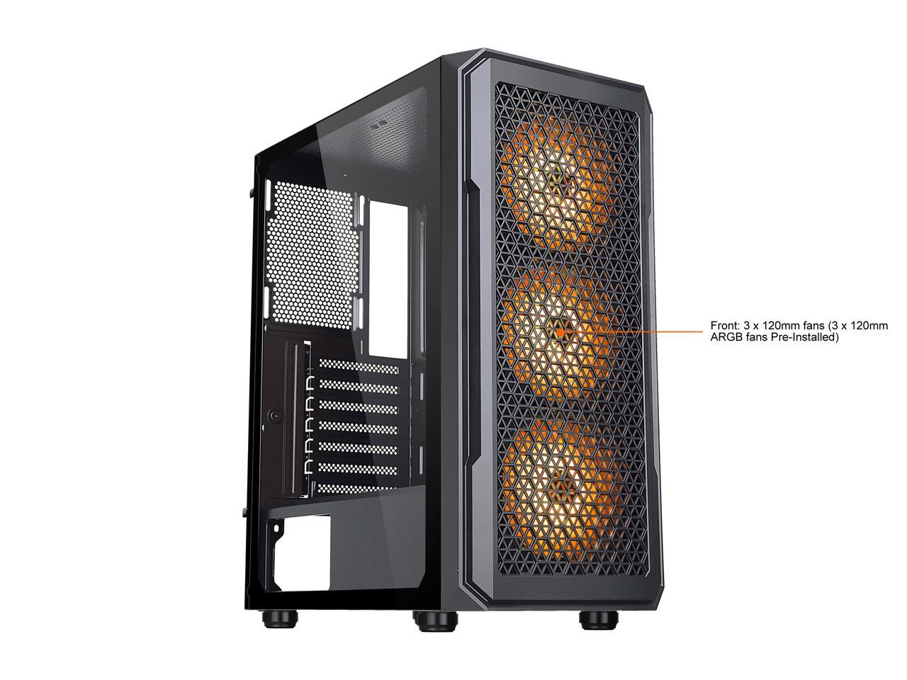 DIYPC CASE DIYPC S3-BK-ARGB R